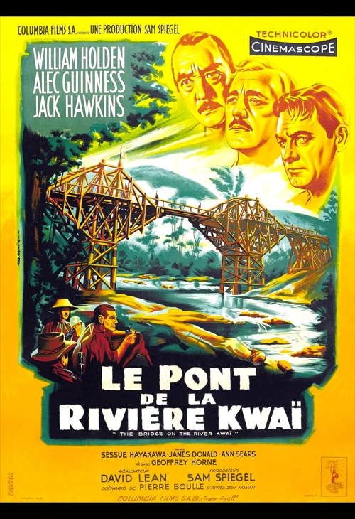 Affiche du film Le pont de la rivière Kwaï